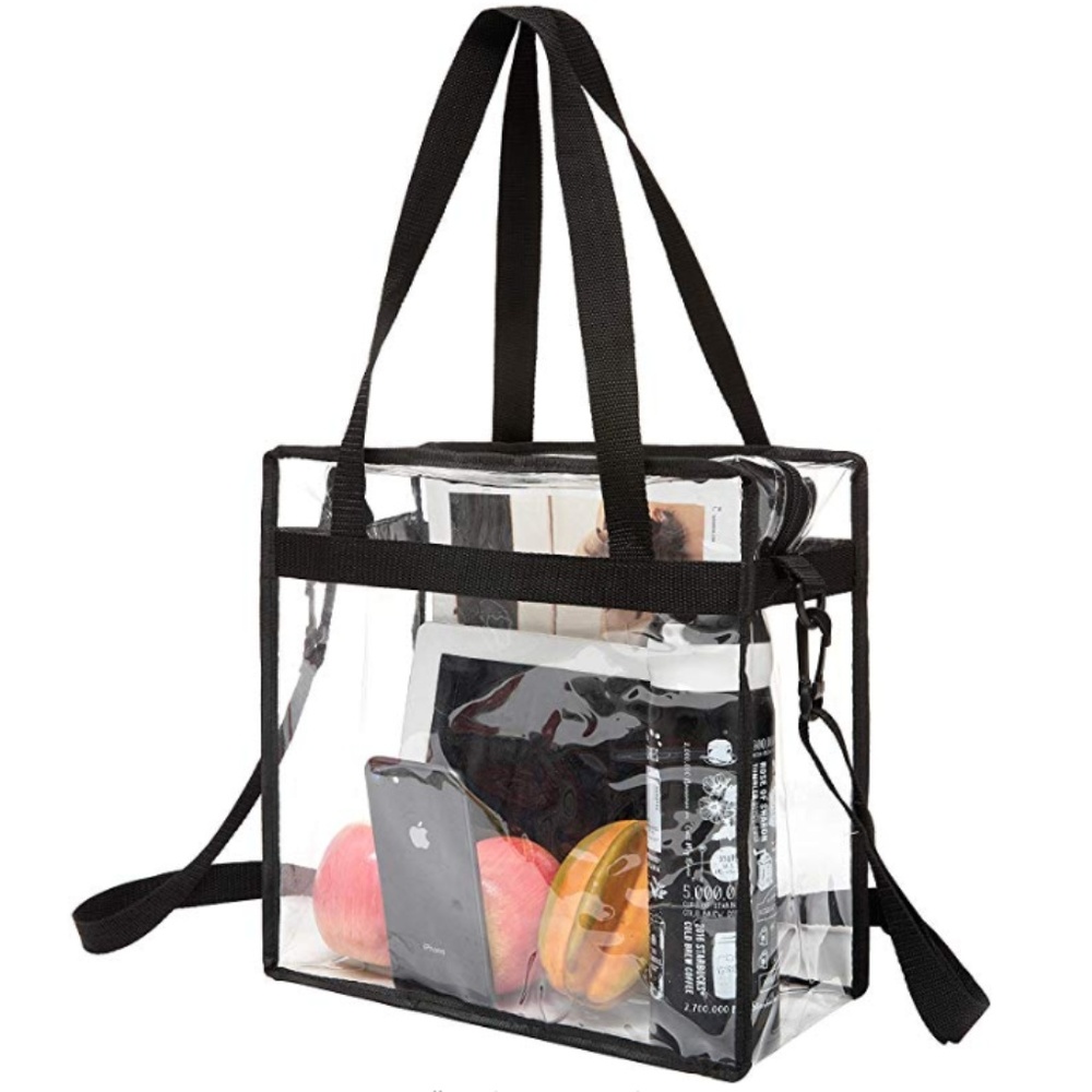 Clear Crossbody Shoulder Tote Bag Stadium Approved